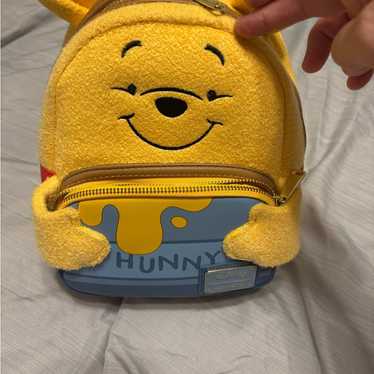 Disney Winnie The Pooh Yellow And Blue Backpack - image 1