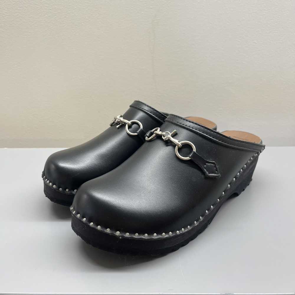 Needles Needles Troentorp Leather Clogs