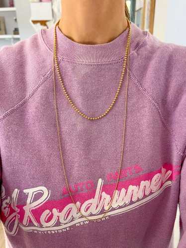 Only 1 left!* Vintage 14k Yellow Gold Ball Chain - image 1