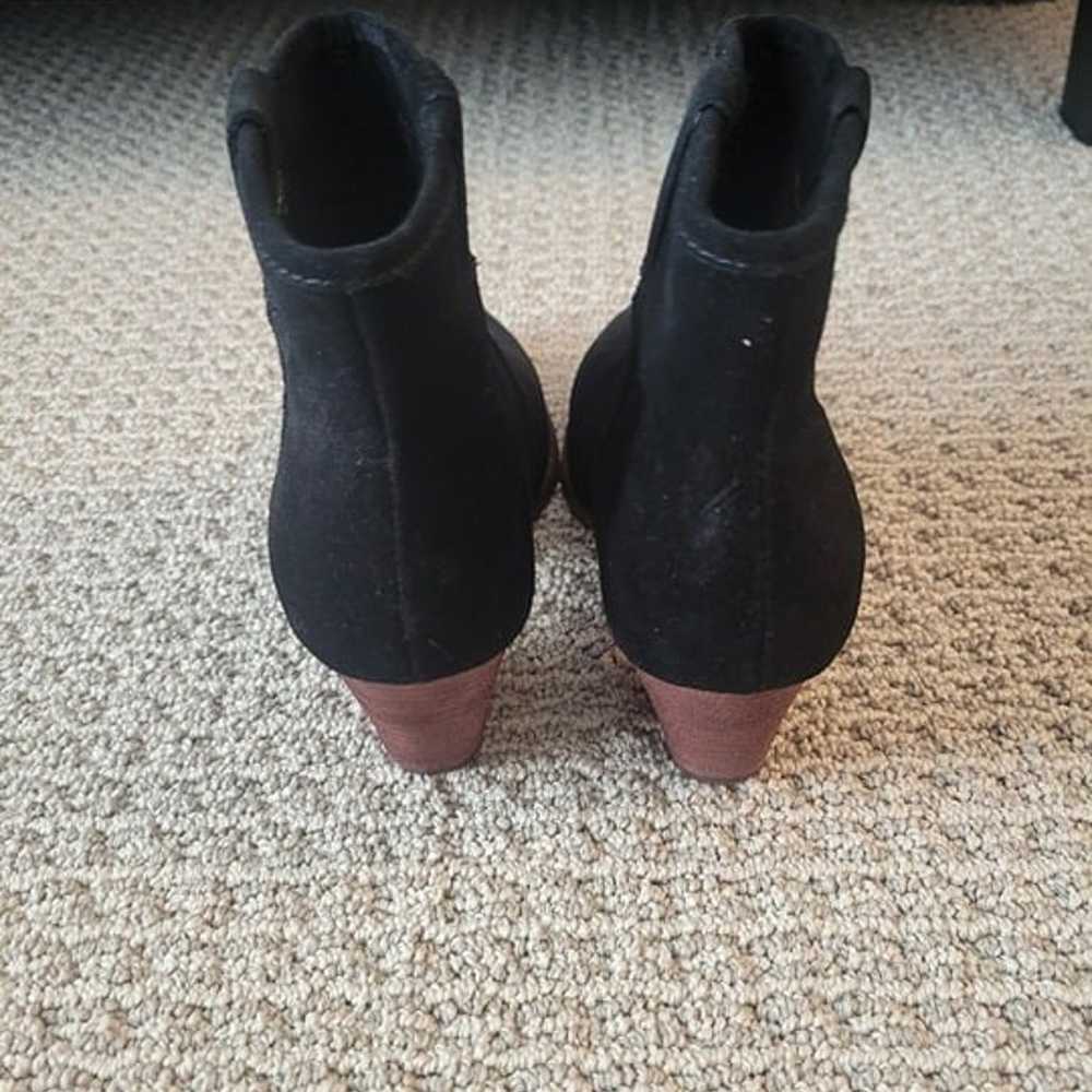 Splendid Suede Black Ankle Booties - image 2