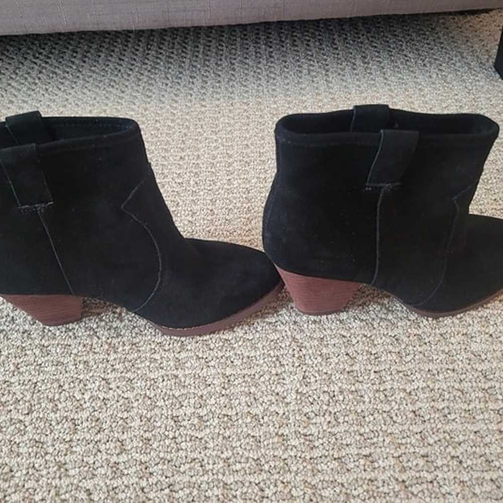 Splendid Suede Black Ankle Booties - image 3