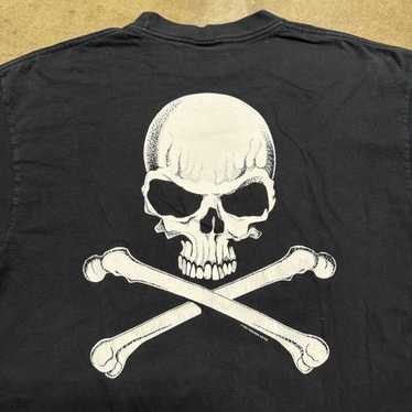 90s fashion victim skull longsleeve tshirt - Gem