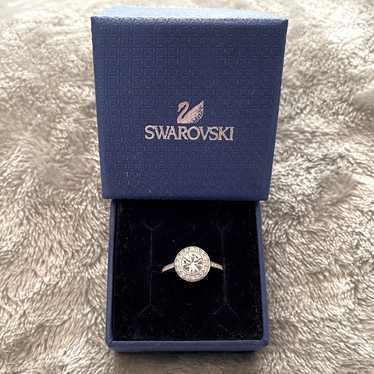 専用 SWAROVSKIスワロフスキーAngelicリング　正規品 Una Angelic ring, Round cut, White, Rhodium plated | Swarovski
