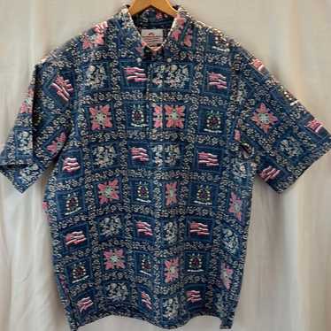 reyn spooner First Hawaiian Bank シャツ Sale Reyn Spooner Blue First Hawaiian Bank 150 Year