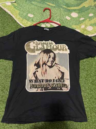Vintage 90s Hysteric Glamour fuck you girl print | Depop