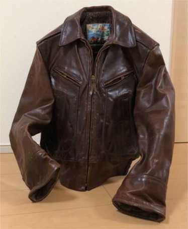 aero leather jacket - Gem