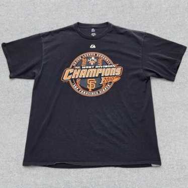 Majestic San Francisco Giants Shirt Men's 2XL Bla… - image 1