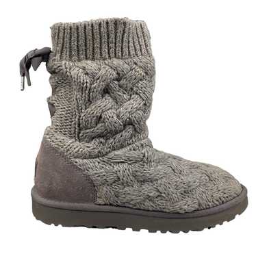 UGG Women’s Isla Grey Knit Slouchy Winter Boot Si… - image 1