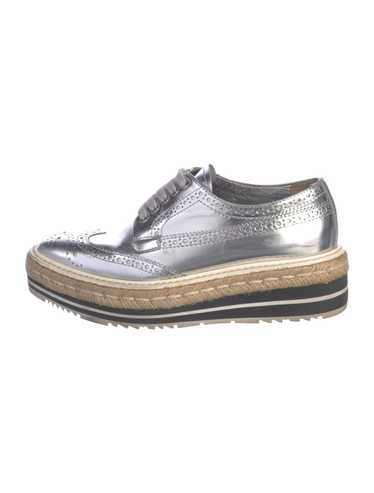 Prada silver platform brogue - Gem