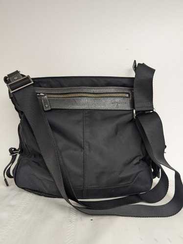 archive agnès b. nylon shoulder bag y2k black nylon shoulder bag