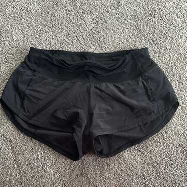 Women's Black Lululemon Speed Up Shorts - image 1