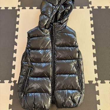 美品 Y2K DUVETICA down vest BLACK archive Women Y2K Waistcoat Vest Vintage Button Down Halter V Neck