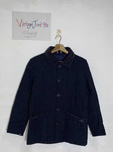 FREDPERRY LAVENHAM コートXS ネイビー Fred Perry x Lavenham Quilted Track Jacket Navy XS 25in