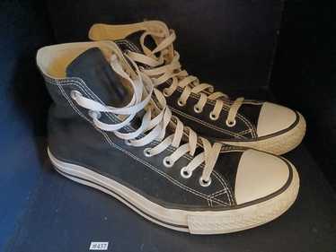 Mens 8 - converse chuck taylor all star high black - image 1