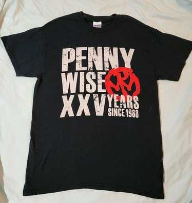 Pennywise Punk Rock Band Vintage 1995 XL Green T-Shirt - Gem