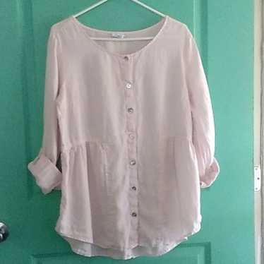 Sigrid Olsen 100% Linen Sz M