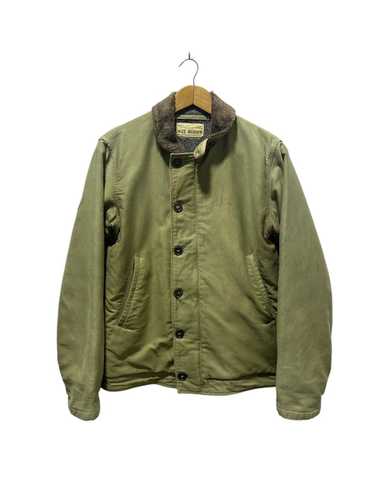 ジャケット・アウター BUZZ RICKSON'S N-1 DECK JACKET 40s MODEL Buzz Rickson's Type N-1 Khaki “NAVY DEPARTMENT DEMOTEX-ED