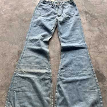 MH401B (001) Tight-fitting bell bottom pants – Big-John-Intl