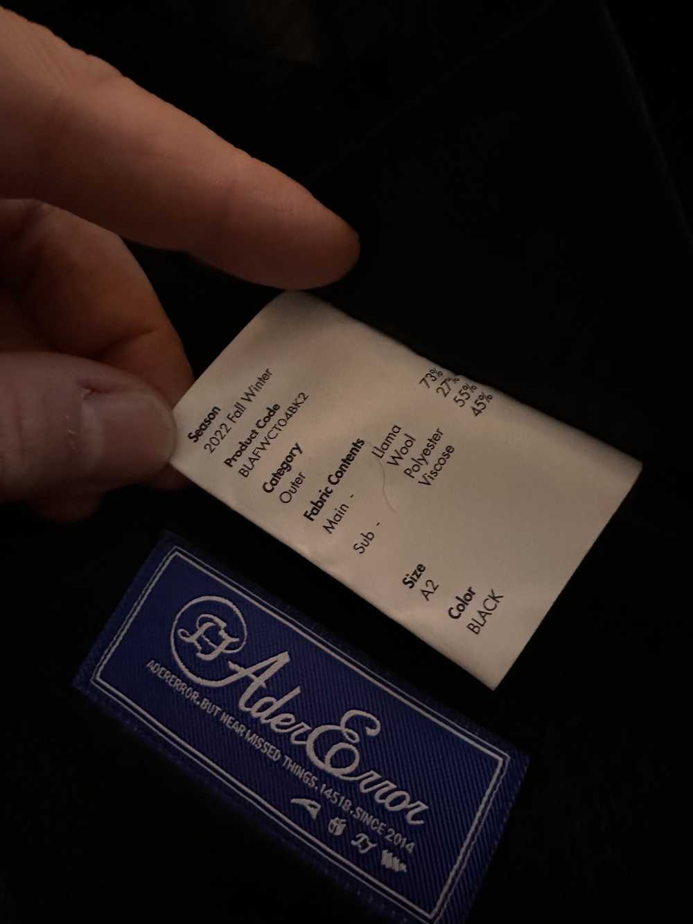 Ader Error ADER ERROR Black Llama Fur Coat - size… - image 7