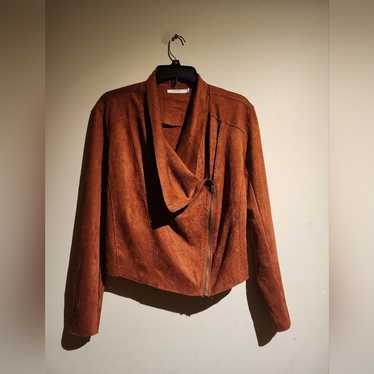 Nwot Mod Ref Maxwell Suede Jacket-Brick