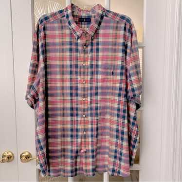 新品 POLO RALPH LAUREN INDIAN MADRAS BD Ralph Lauren Mens Authentic Bleeding Madras India Short