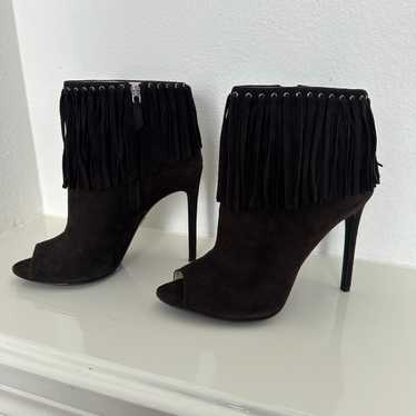 Prada Fringe Booties