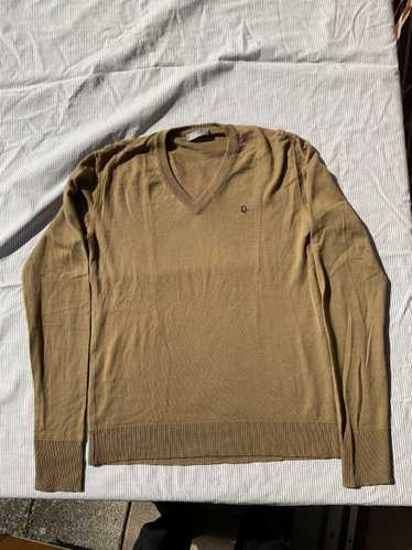 正規 DIOR HOMME 04AW VICTIM期 slash V-neck knit wool 100