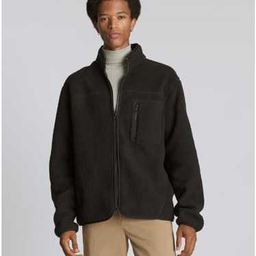 Everlane The ReNew Fleece Full Zip Black Size XS … - image 1