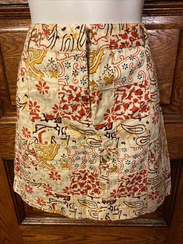 J. CREW Multi-Color & Multi-Pattern Patched Print… - image 1