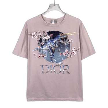 Dior Sorayama Black Floral Flower Robot Print Sorayama T