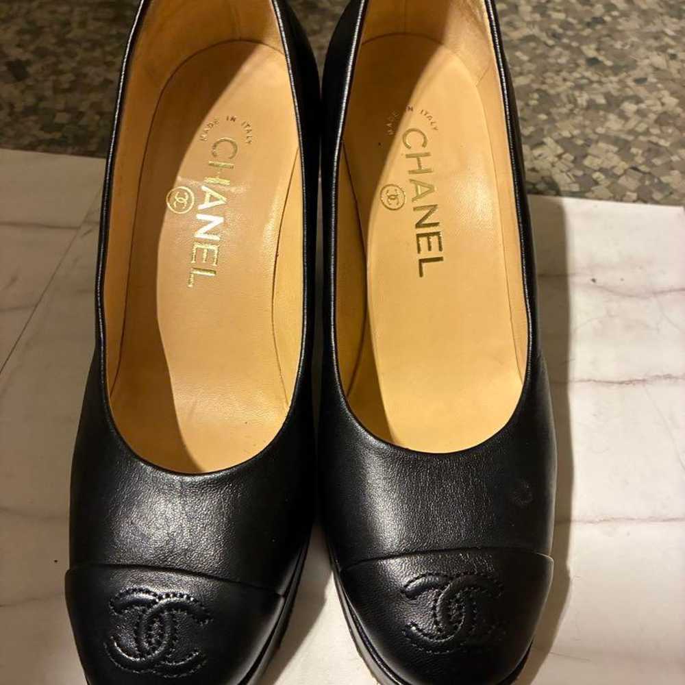 靴 CHANEL high pumps CHANEL Black High Heel Pumps
