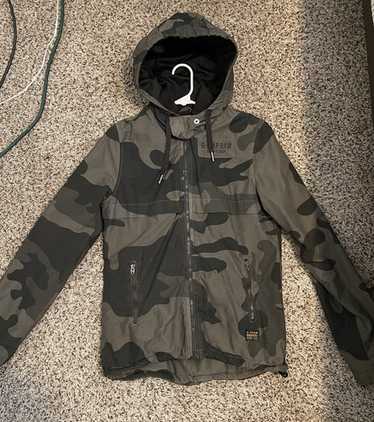 G-star raw batt hooded overshirt jacket Size: Men's US S
