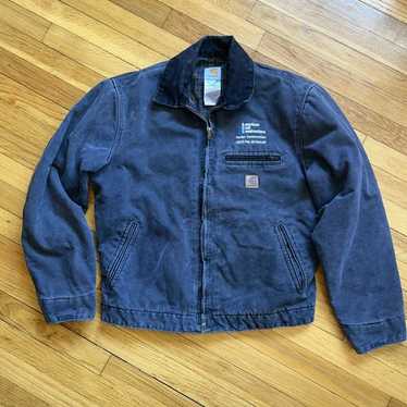 Carhartt デトロイトジャケット J97 PTL Made in USA Carhartt J97 PTL Detroit Trucker Blanket Lined Jacket Tie
