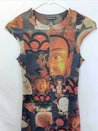 VIVIENNE TAM / ヴィヴィアンタム | buddha kuan yin mesh top
