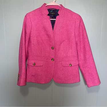 Talbots Wool Blend Pink Two Button Blazer 6p Petit