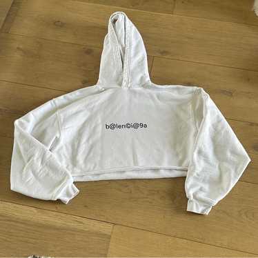 Balenciaga hoodie white - Gem