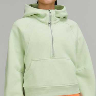 ルルレモン scuba ミントグリーン M/L Lululemon Scuba Oversized Half-Zip Hoodie - Delicate Mint