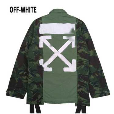 Off-White Camouflage Field Jacket | Green | FARFETCH ID