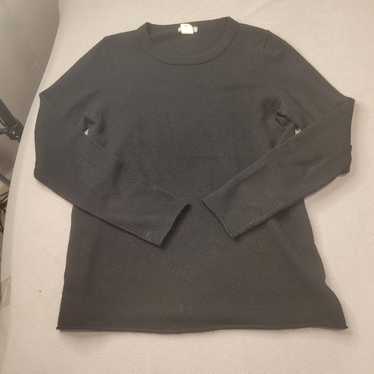 J Crew Black Cashmere Sweater Size Medium - image 1