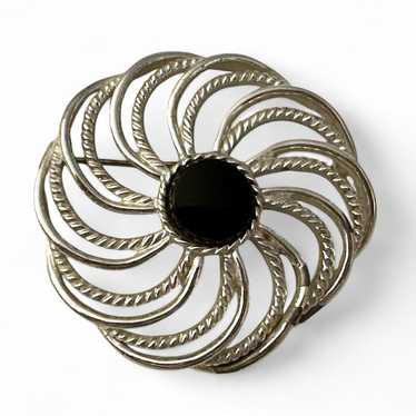 Vintage Sarah Coventry "Mystic Swirl" Brooch 1966… - image 1