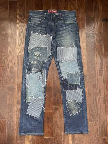 Distressed denim × junya - Gem