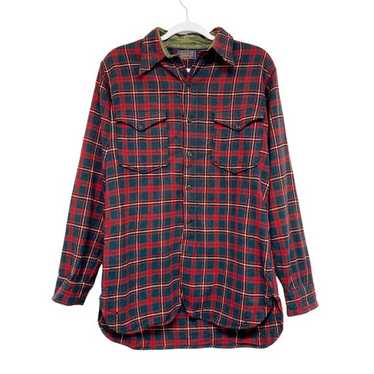 Vintage Pendleton Mens USA Wool Long Sleeve Button