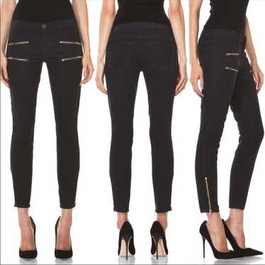 Current/Elliott Multi Zip Stiletto Skinny Jeans - image 1