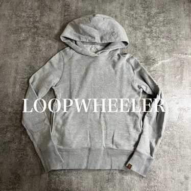 美品 MHL LOOPWHEELER ジップアップパーカー 2 グレー ループウィラー MHL コラボジップパーカー グレー ネイビー 2枚