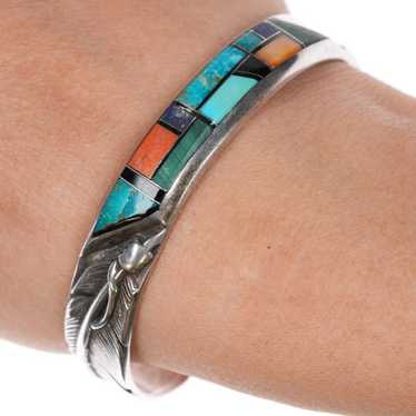 Peter Sanchez Isleta Royston Turquoise Sterling Silver Bracelet Native American Peter Sanchez Isleta Royston Turquoise Sterling Silver Bracelet Native American