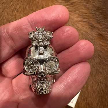 alexander mcqueen skull ring - Gem
