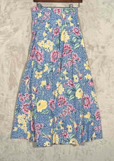 Liberty House Hawaii Wrap Skirt Floral Maxi xxs - image 1