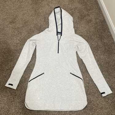 Athleta Dress Sweatshirt Hoodie Pockets  Cotton B… - image 1