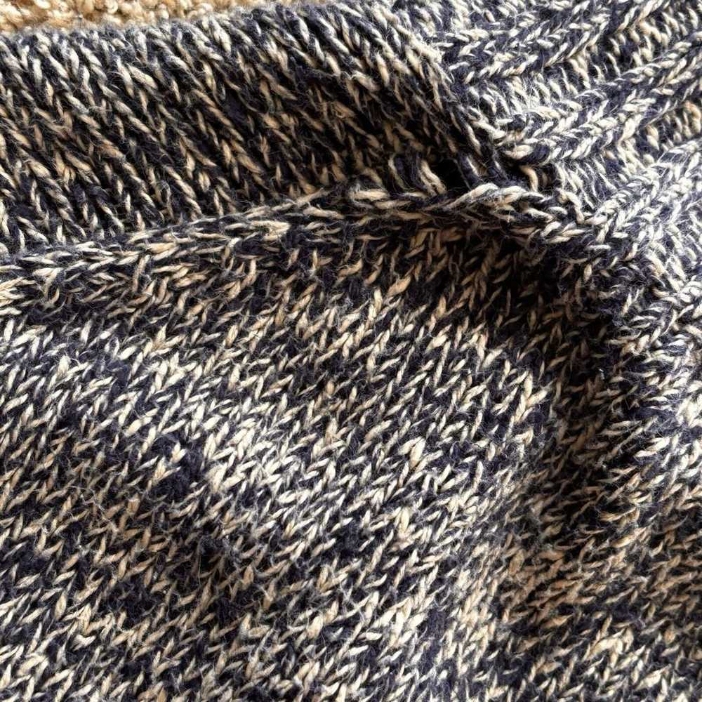 Vintage Polo Ralph Lauren Hand Knit Sweater Navy … - image 8