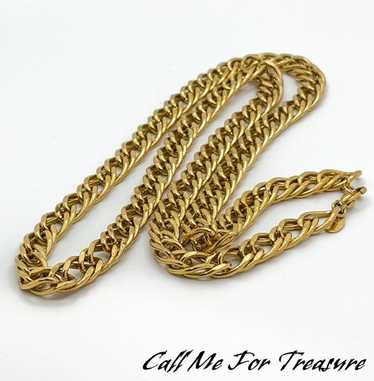 KJl Kenneth Jay Lane Chunky Gold Chain Long Neckl… - image 1